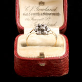 Georgian Rose Cut Diamond Cluster Ring