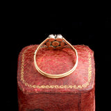 Georgian Rose Cut Diamond Cluster Ring