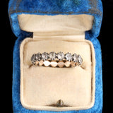 Early Victorian Black Dot Paste Eternity Ring