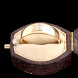 Victorian Old Cut Diamond Stirrup Ring