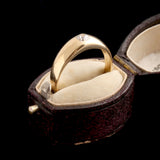 Victorian Old Cut Diamond Stirrup Ring