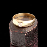 Victorian Old Cut Diamond Stirrup Ring