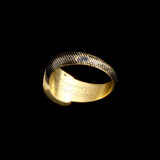 Georgian Enamel Scales Mourning Ring