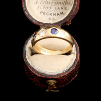 1920s Diamond & Sapphire Five Stone Ring