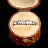 Georgian Rose Cut Diamond Half Hoop