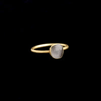 Medieval Blue Chalcedony Ring