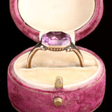 Georgian Amethyst Mourning Ring