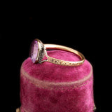 Georgian Amethyst Mourning Ring