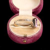 Georgian Amethyst Mourning Ring