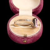 Georgian Amethyst Mourning Ring
