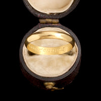 18th Century "Let love continue" Posy Ring