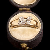 1920s Diamond "M" Ring