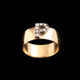 Victorian Diamond "P" Conversion Ring