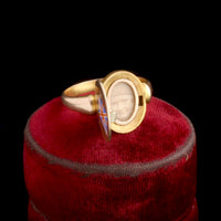 WWI Era Union Jack Locket Ring