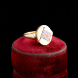 WWI Era Union Jack Locket Ring
