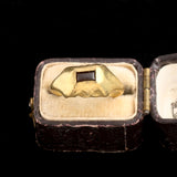 Medieval "Tart Mold" Garnet Ring