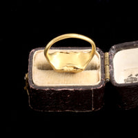 Medieval "Tart Mold" Garnet Ring