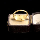 Medieval "Tart Mold" Garnet Ring