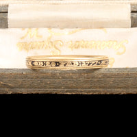 Georgian Mrs Sarah Burningham Mourning Ring