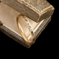Georgian Mrs Sarah Burningham Mourning Ring