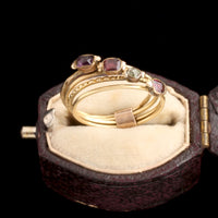 Victorian Multi Gemstone Harem Ring