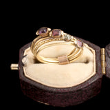 Victorian Multi Gemstone Harem Ring