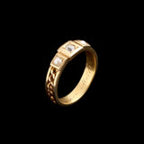 Victorian "Eva from her Mother" Diamond & Pearl Ring