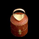 Edwardian Lion Rampant & Standard Signet Ring