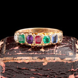 Mid Victorian DEAREST Acrostic Ring