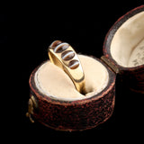 Victorian Banded Agate Five Stone Ring