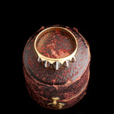 Victorian Banded Agate Five Stone Ring