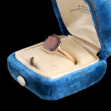 Georgian Flat Cut Garnet Ring