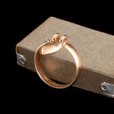 WWI Era Heart Padlock Sweetheart Ring