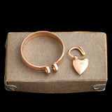 WWI Era Heart Padlock Sweetheart Ring