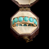 Victorian Turquoise Eternity Ring