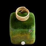 Late 19th Century Emerald-Eyed Snake Ring