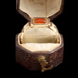 Victorian "Memory Of" Carnelian Ring