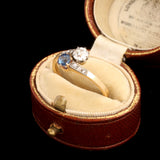Edwardian Sapphire & Diamond Toi et Moi Ring