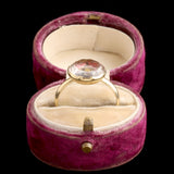 Stuart Crystal Pink Foil & Cipher Ring