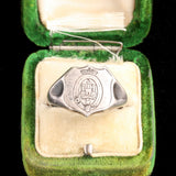 Edwardian 27th Regiment of Foot Silver Signet Ring