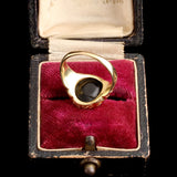 Victorian "Un dieu un roy un coeur" Intaglio Signet Ring
