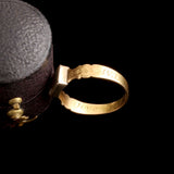 Georgian "Vive ad Deum" Hair Locket Ring
