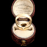 French Art Deco Sapphire Cabochon Ring