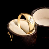 1920s Star-Set Old Cut Diamond Ring