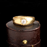 1920s Star-Set Old Cut Diamond Ring
