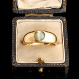 Victorian Cat's Eye Chrysoberyl Gold Band