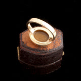 "A Letter Softens the Pains of Absence" Wax Seal Ring