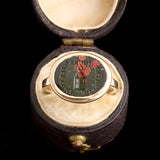 "Brighter Hours Will Come" Wax Seal Ring
