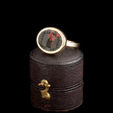 "Brighter Hours Will Come" Wax Seal Ring