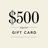 $500 Digital Gift Card